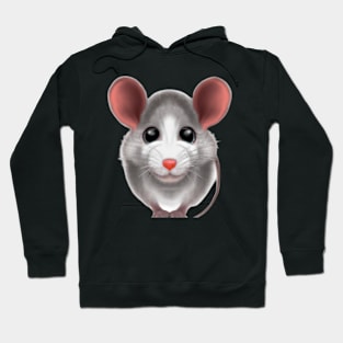 Cute Mouse Drawing Hoodie